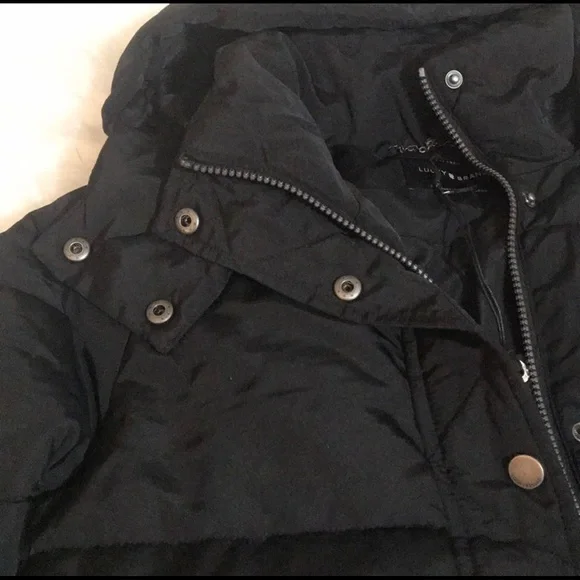 New! Lucky Brand Puff Coat - Picture 4 of 12